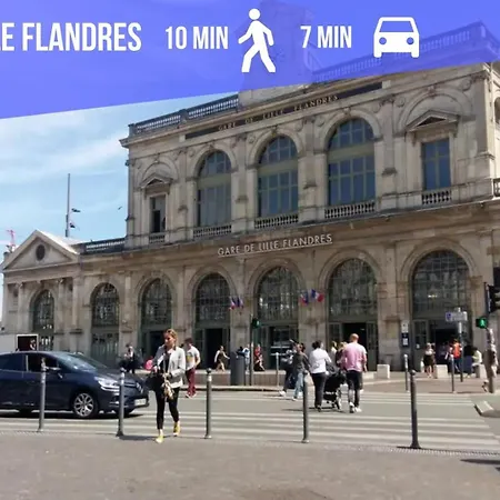 公寓 Centre - 2br In The Heart Of Lille! 里尔